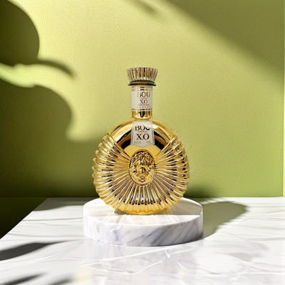 comprar Botella de lujo de electrochapado de oro azul Vacumm de las bebidas espirituosas que cubre las botellas del licor 1L online manufacture