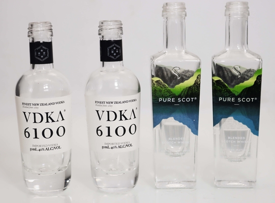 comprar El vidrio de Aviv 50ml embotella con la impresión de la pantalla del tapón de tuerca 100ml 200ml online manufacture