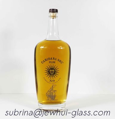 comprar Botella de vidrio de whisky de 1000 ml, Super Flint, ron australiano Fabricación en línea