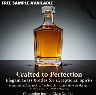 comprar 700 ml XO, JIMM Botella de vidrio Gognac -Personalización, Botella de vidrio Super Flint Fabricación en línea