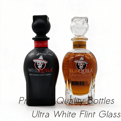 comprar Botella de vidrio esmerilado del Tequila/helar el sellado caliente/los tapónes huecos Fabricación en línea