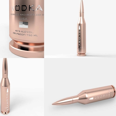 comprar botella de 3000ml 5000ml Glory Empty Vodka Bottle Laser Logo Golden Vacuum Large Vodka online manufacture