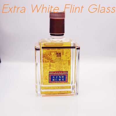 comprar El alcohol de Baijiu 100ml 200ml 500ml embotella la impresión grabada en relieve de oro 800g online manufacture