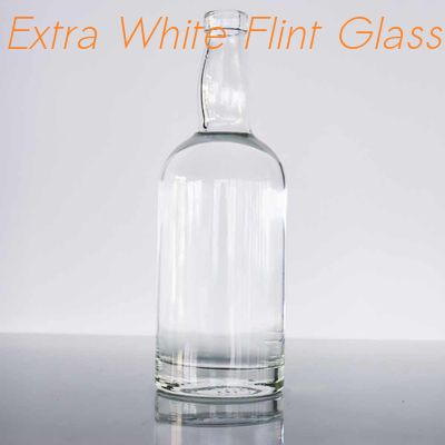 Buen precio 0.75L Sheridan Flint Glass Luxury Spirits Bottle para Gin Vodka Whiskey en línea