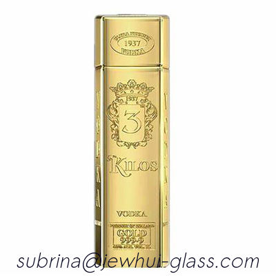 comprar Impresión de oro de la pantalla de Metalization de la vodka de 200ML 500ML del vacío de encargo de la botella online manufacture