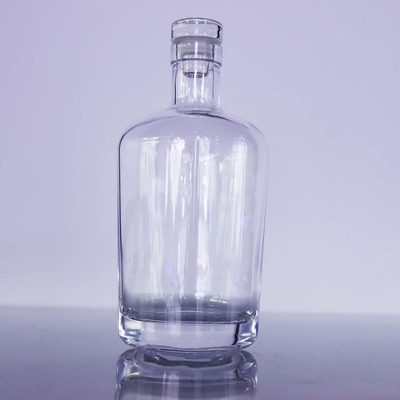comprar Botella de la vodka del vidrio del whisky de Borbón XO Mini Spirit Bottle Oval Crystal online manufacture