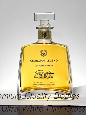 Buen precio el licor de cristal claro 700ml embotella/la botella de vidrio del whisky en línea