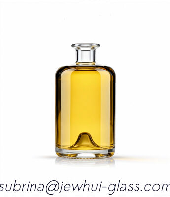 Buen precio Farmacéutico 75cl o 70cl Ronda con botella de vidrio de whisky transparente Premium Push up en línea