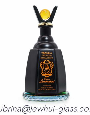 Buen precio Extra Enejo, Reposado, Botella de vidrio de tequila de plata, botella de vidrio Super Flint con tapones de vidrio en línea