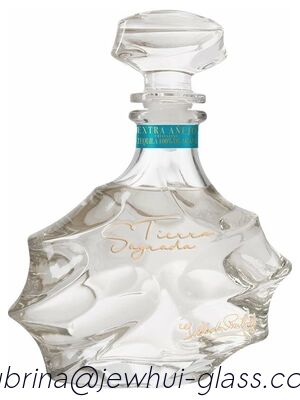 Buen precio Extra Enejo, Reposado, Botella de vidrio de tequila de plata, botella de vidrio Super Flint con tapones de vidrio en línea