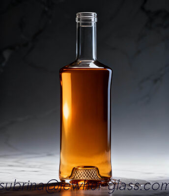 Buen precio 700 ml XO, JIMM Botella de vidrio Gognac -Personalización, Botella de vidrio Super Flint en línea
