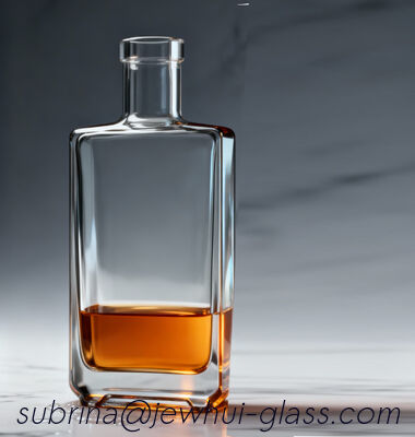 Buen precio 700 ml XO, JIMM Botella de vidrio Gognac -Personalización, Botella de vidrio Super Flint en línea