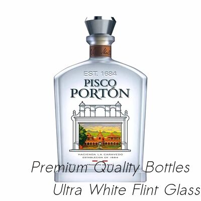 Buen precio Botellas de vidrio Pisco Permu de 750 ml en línea