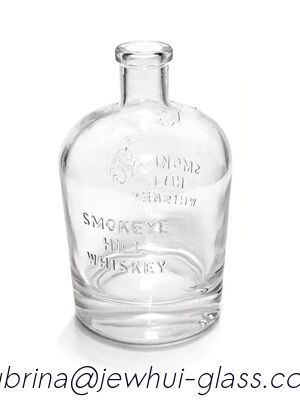 Buen precio 750 ml de Whiskey redondo FUMO HILL WISKEY botella de vidrio en línea