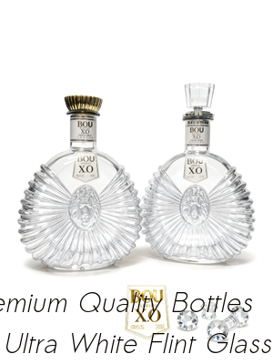Buen precio 750ML Brandy Cabeza de León, Xo, Botella de Vidrio Extra Xo, Botella de Vidrio EXTRA BLANCO FLINT en línea