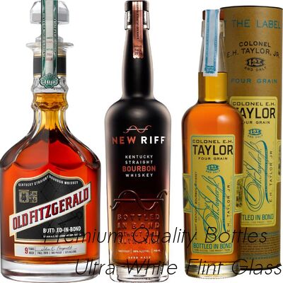 Buen precio Pintura helada botella de la etiqueta de Crystal White Whiskey Vodka Glass en línea
